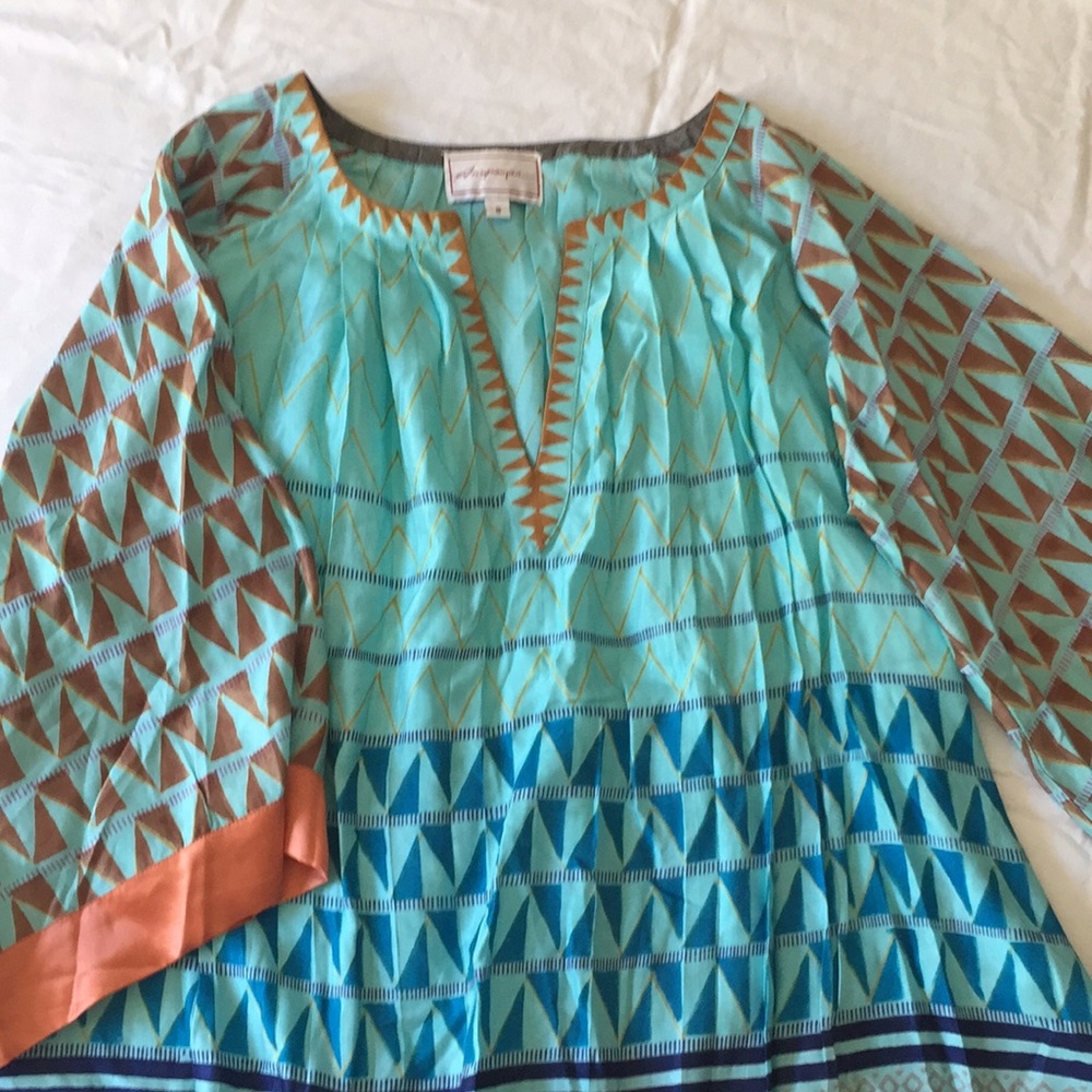 Anthropologie Silk and Cotton Tunic